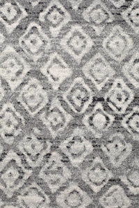 Thumbnail for Zeeka Dark Grey Tribal Rug