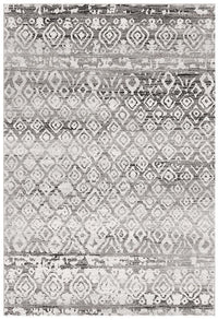 Thumbnail for Zeeka Dark Grey Tribal Rug