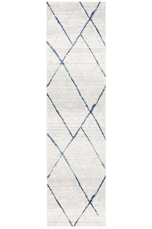 Felix Grey & Blue Contemporary Rug