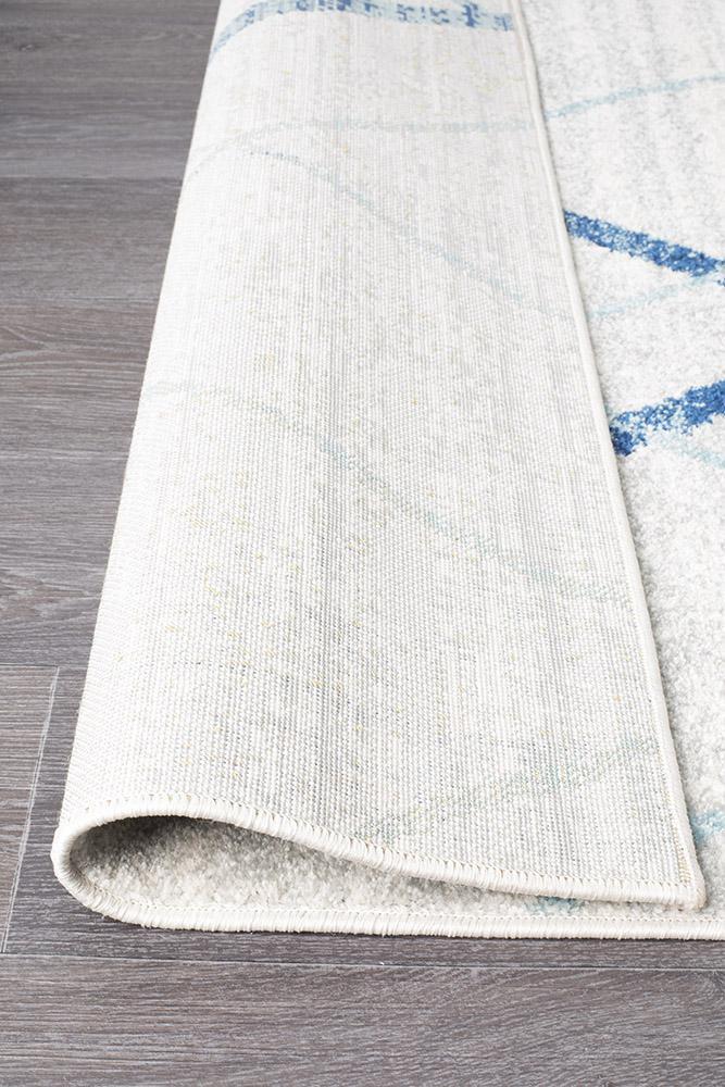 Felix Grey & Blue Contemporary Rug