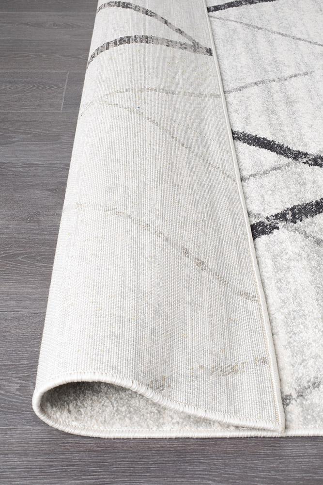 Felix Grey & Black Contemporary Rug