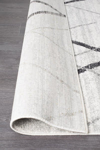 Thumbnail for Felix Grey & Black Contemporary Rug