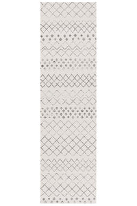Thumbnail for Aiyana White & Grey Tribal Rug