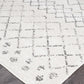 Aiyana White & Grey Tribal Rug