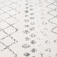 Aiyana White & Grey Tribal Rug