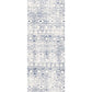 Jezebel Coastal White & Blue Rustic Rug
