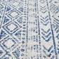 Jezebel Coastal White & Blue Rustic Rug