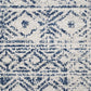 Jezebel Coastal White & Blue Rustic Rug