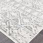 Adair Bohemian White & Grey Rustic Rug