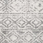 Adair Bohemian White & Grey Rustic Rug