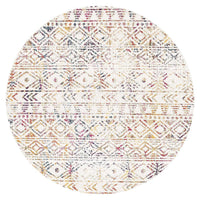 Thumbnail for Malia Multi-Colour Rustic Round Rug