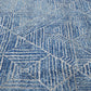 Arlo Navy Geometric Pattern Rug