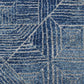 Arlo Navy Geometric Pattern Rug