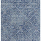 Arlo Navy Geometric Pattern Rug