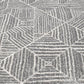 Arlo Grey Geometric Pattern Rug