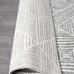 Arlo Grey Geometric Pattern Rug
