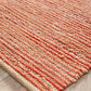 Isha Coral Flatwoven Natural Jute Rug