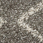 Aliyah Modern Grey & White Fringed Rug
