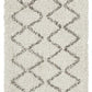 Aliyah Modern Natural & Grey Fringed Rug