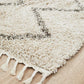 Aliyah Modern Natural & Grey Fringed Rug