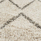 Aliyah Modern Natural & Grey Fringed Rug