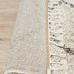 Aliyah Modern Natural & Grey Fringed Rug