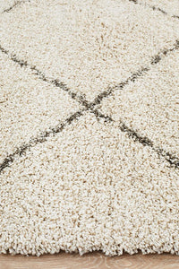 Thumbnail for Anisah Modern Natural & Grey Boho Fringed Rug