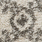 Chaima Modern Fringed White & Grey Rug