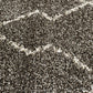 Nahla Modern Fringed Grey & White Rug