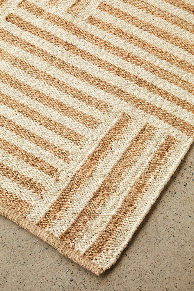 Arman Sahara Natural Jute Hand Woven Rectangle Rug