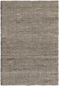 Thumbnail for Vera Scandi Black Flatweave Felted Wool Rug