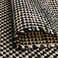 Vera Scandi Black Flatweave Felted Wool Rug