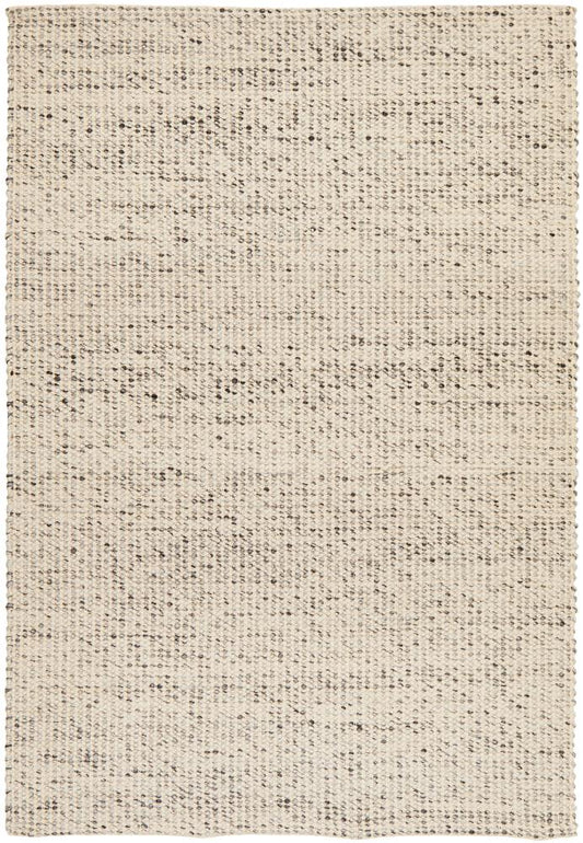 Vera Scandi Grey Wool Flatweave Felted Wool Rug