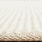 Vera Scandi White Flatweave Felted Wool Rug