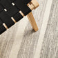 Erika Scandi Grey Striped Flatweave Wool Rug