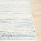 Erika Scandi Blue Flatweave Wool Rug