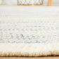 Erika Scandi Blue Flatweave Wool Rug