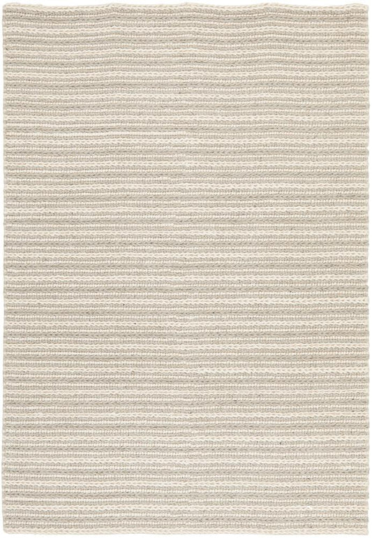 Vera Scandi Grey & White Hand Braided Flatweave Wool Rug