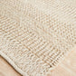 Ulla Scandi Natural Flatweave Felted Wool Rug
