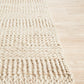 Ulla Scandi Natural Flatweave Felted Wool Rug