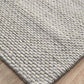 Oscar Scandinavian Grey Felted Wool Rug