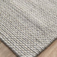 Oscar Scandinavian Grey Felted Wool Rug