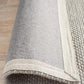 Oscar Scandinavian Grey Felted Wool Rug