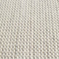 Oscar Scandinavian Grey & White Felted Wool Striped Weave Rug