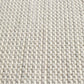 Oscar Scandinavian Grey & White Felted Wool Striped Weave Rug