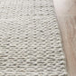 Carina Scandinavian Grey & White Hand Braided Wool Rug