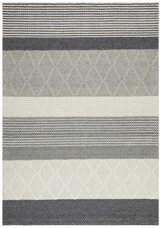 Blake Modern Multi-Colour Textured Wool Rug