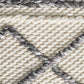 Fallon Tribal Diamond Pattern Grey & White Hand Woven Wool Rug