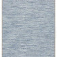 Milly Outdoor Blue & White Diamond Pattern Rug