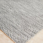 Milly Outdoor Grey & White Diamond Pattern Rug